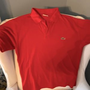 Lacoste red polo
